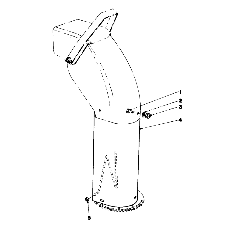 Chute Extension Kit 26-1100 (optional)