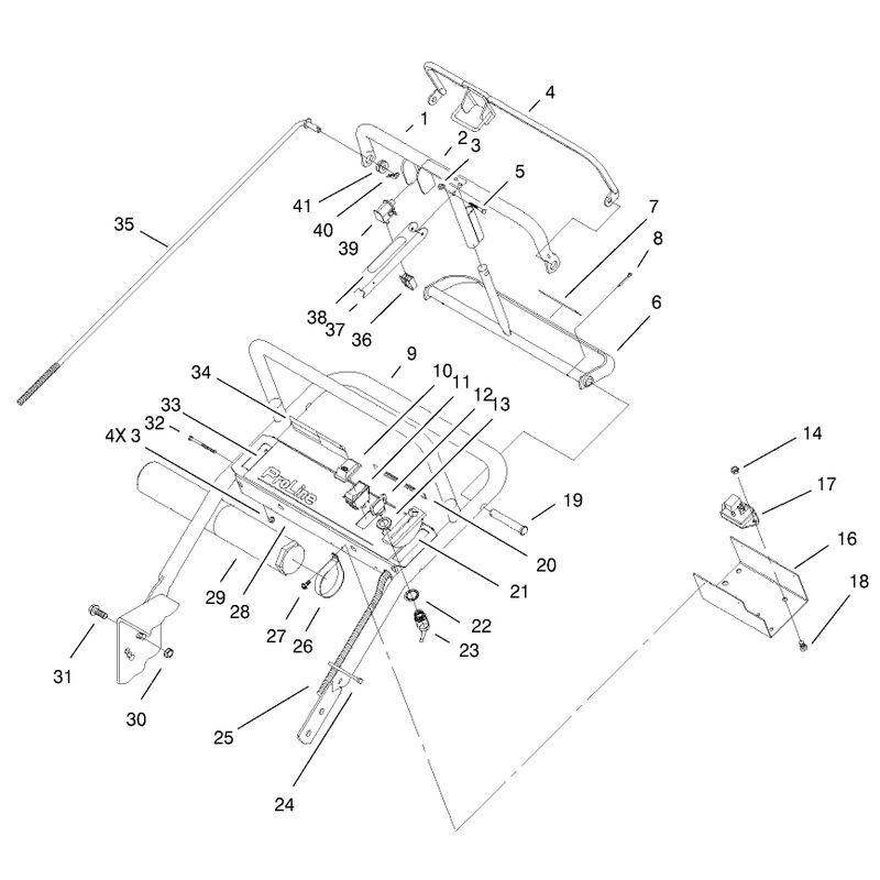 Handle and Controls Assembly