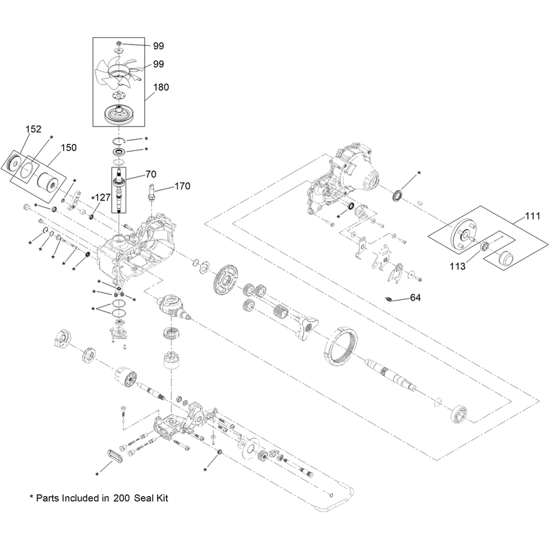 LH Transaxle Assembly No. 142-4466