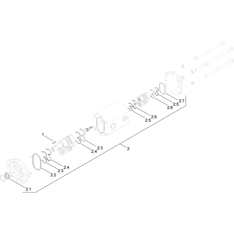Hydraulic Pump Assembly No 106-9589
