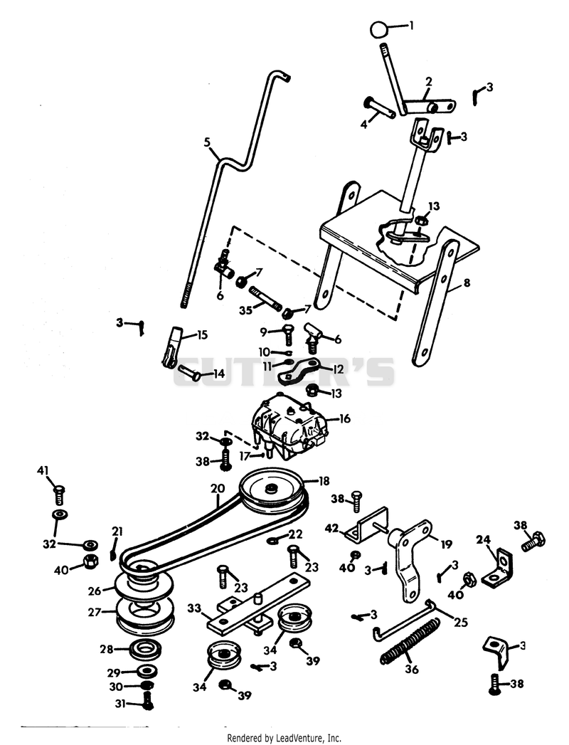 Gear Selector & PTO Clutch