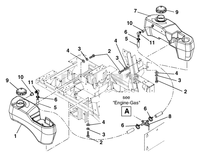Fuel Tanks And Hoses-Gas