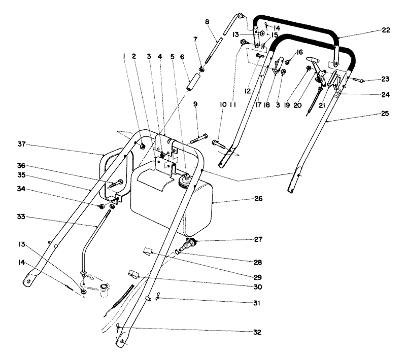 Handle Assembly S P Model