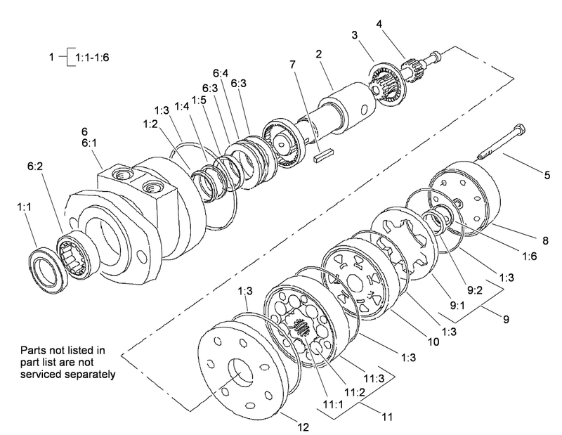 Hydraulic Motor Assembly No 105 4573