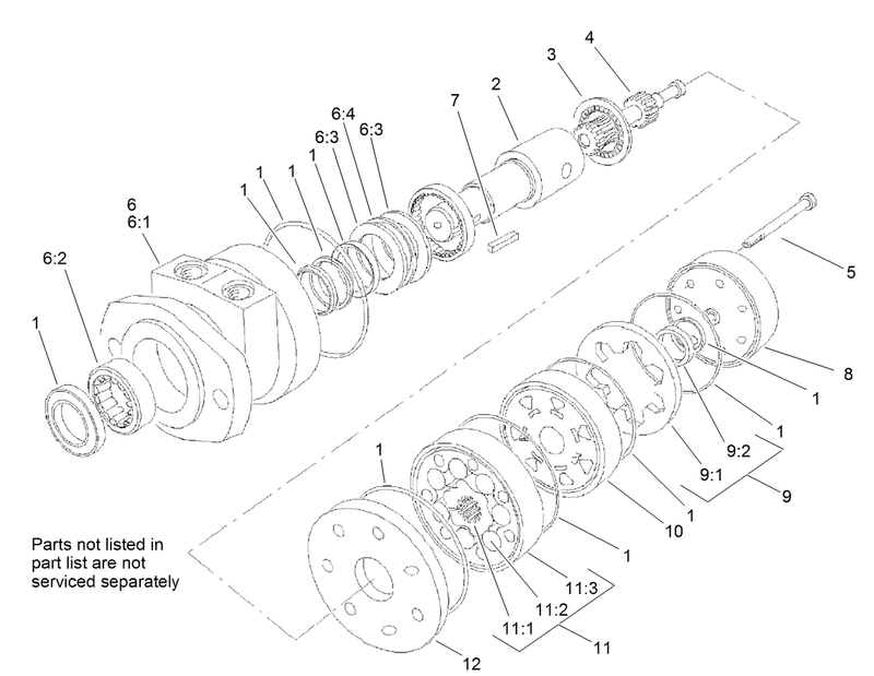 Hydraulic Motor Assembly No 105 4573