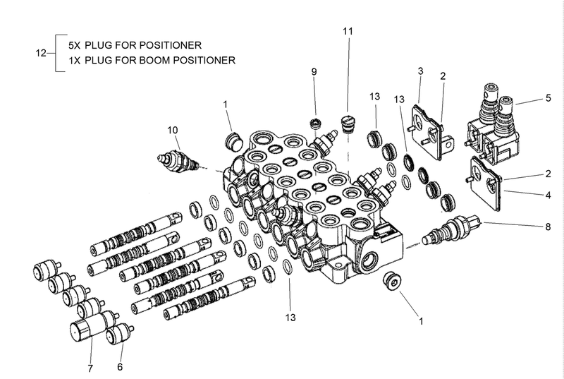 Hydraulic Manifold Assembly No 145 0176