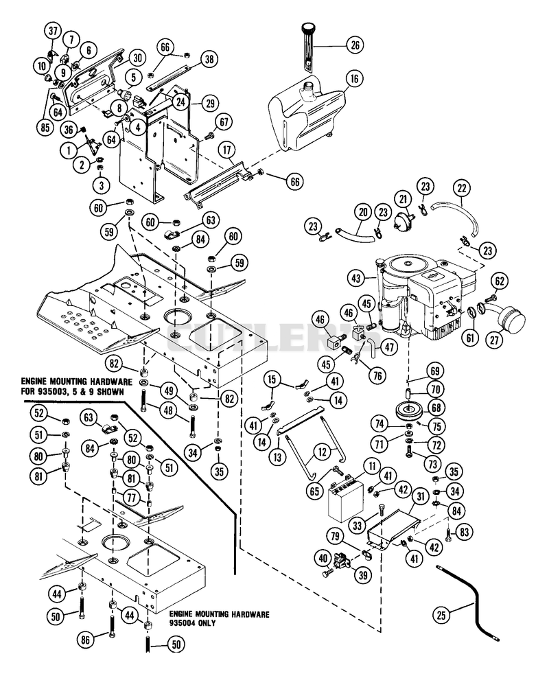 Engine, Fuel System & Electrical Components