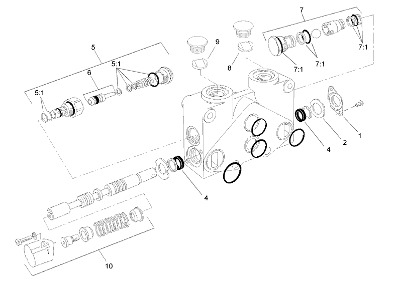 Valve Section Assembly No 108 5696