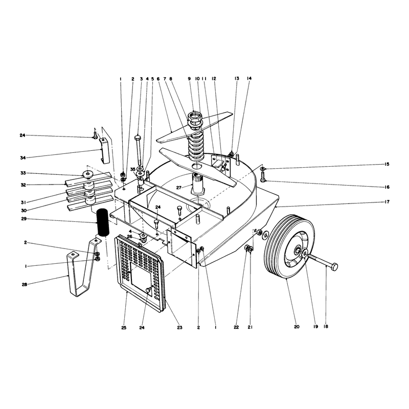 Base and Blade Assembly