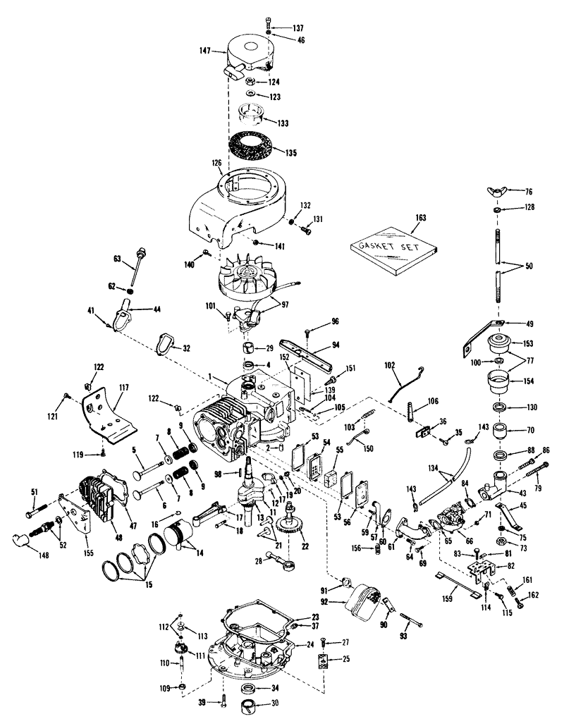 25in And 34in Engine Parts List