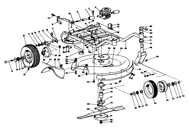 Frame And Cutter Housing Assembly