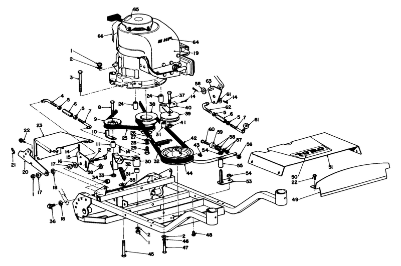 Engine And Frame Assembly