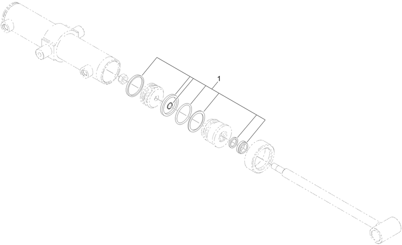 Hydraulic Cylinder Assembly No 117 6441
