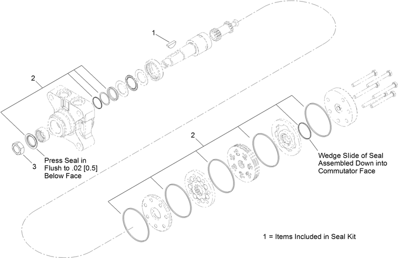 Hydraulic Motor Assembly No 127 9603