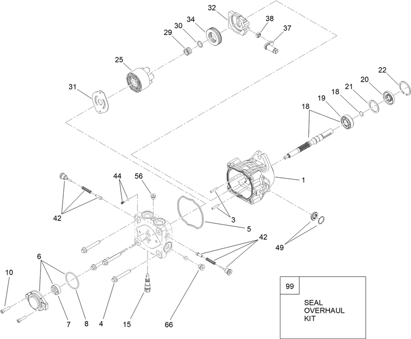 Hydraulic Pump Assembly No 117 6410