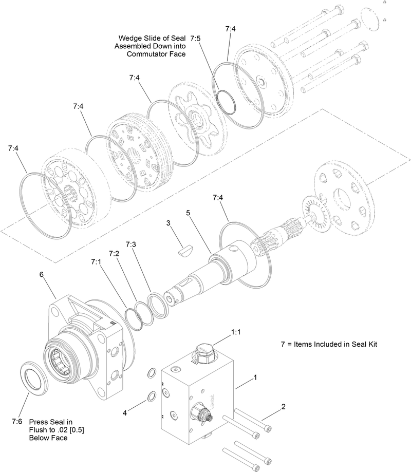 Hydraulic Motor Assembly No 119 4557