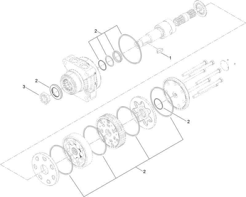 Hydraulic Motor Assembly No 127 9603