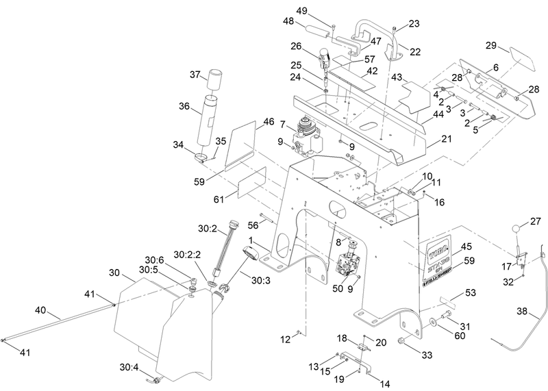 Tower and Fuel Tank Assembly