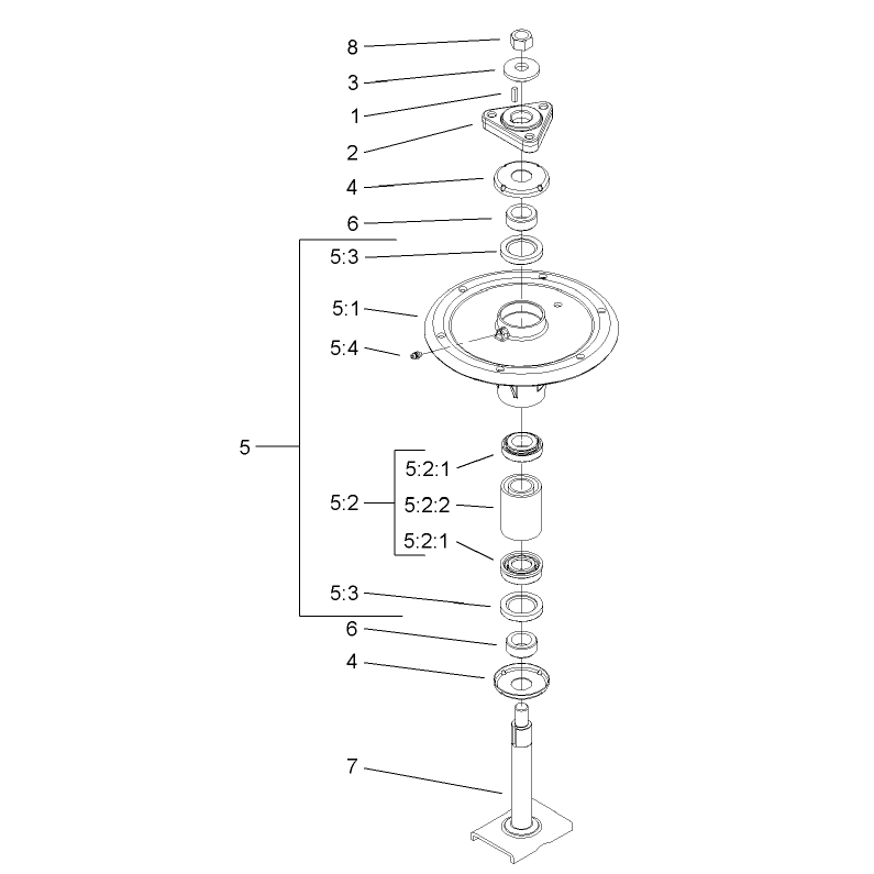 Spindle Assembly No 106-3217
