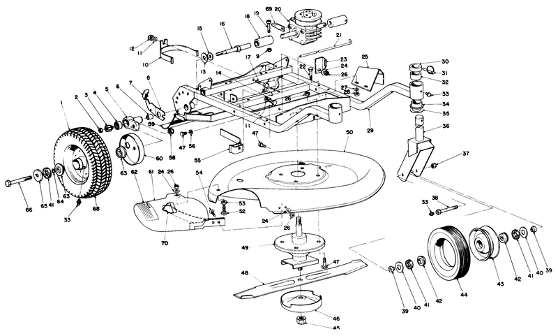 Frame And Cutter Housing Assembly