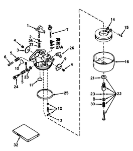 Carburetor Model No 632253
