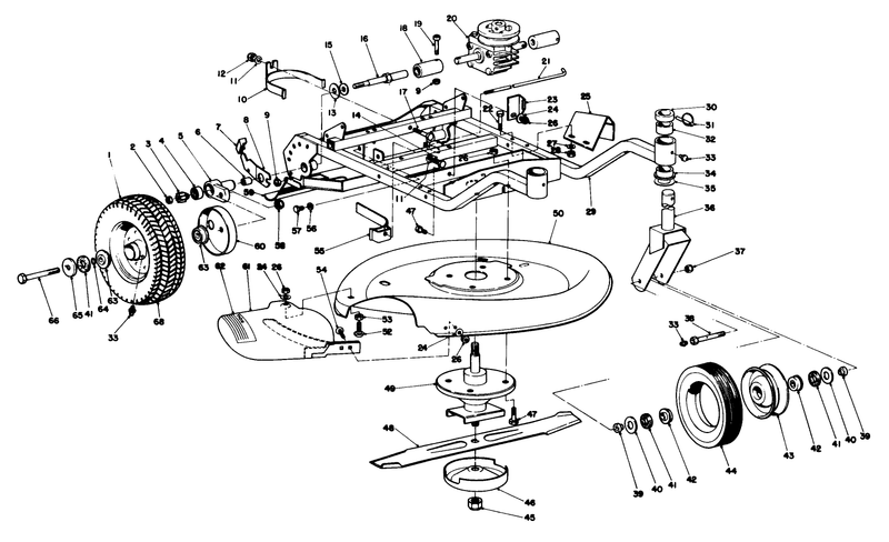 Frame And Cutter Housing Assembly