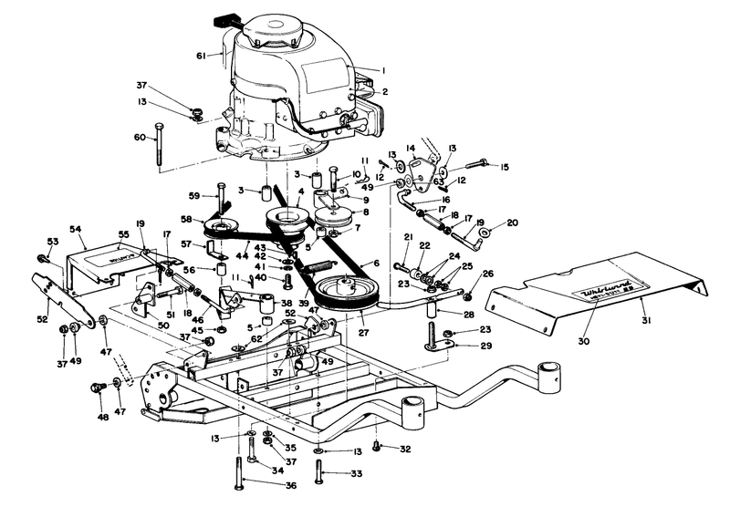 Engine And Frame Assembly