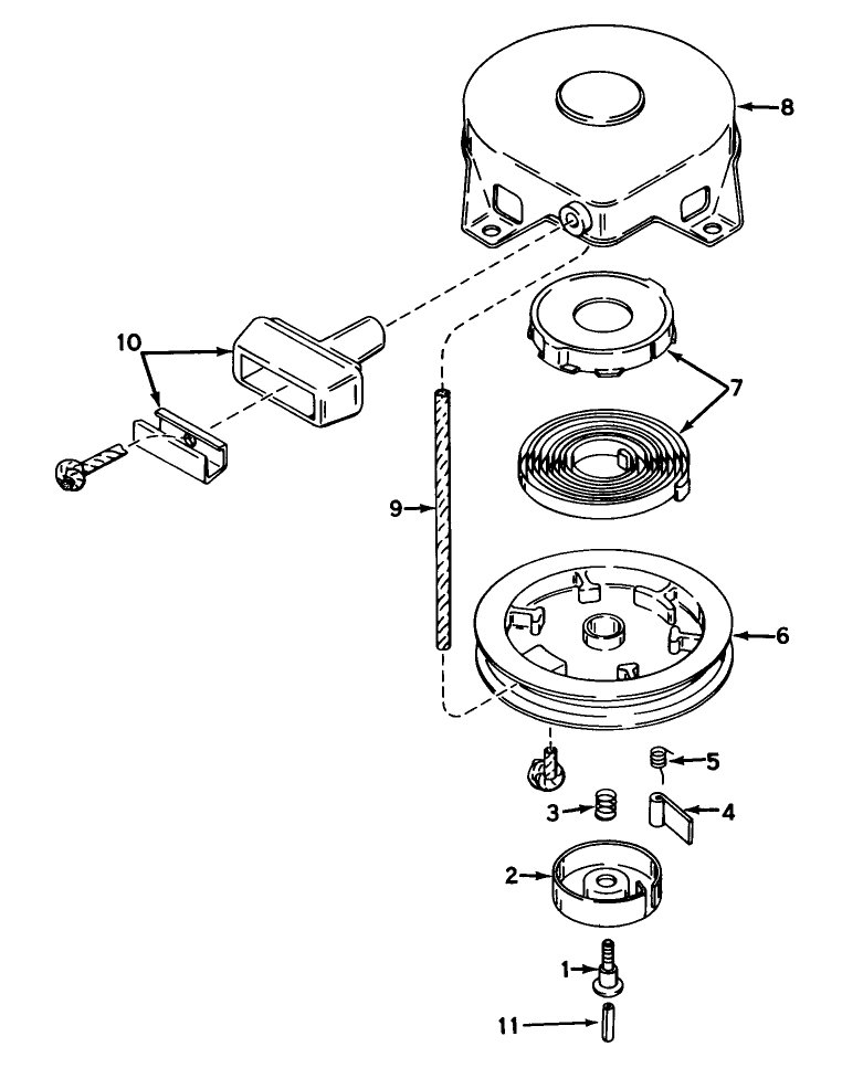 Rewind Starter N0 590420