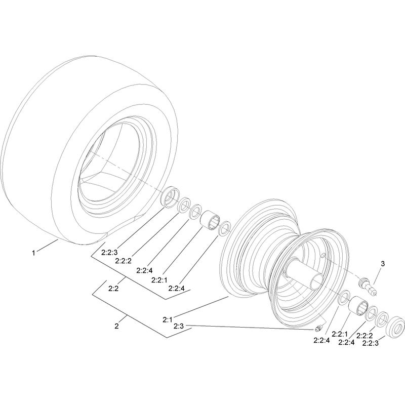 Wheel and Tire Assembly No. 98-4352