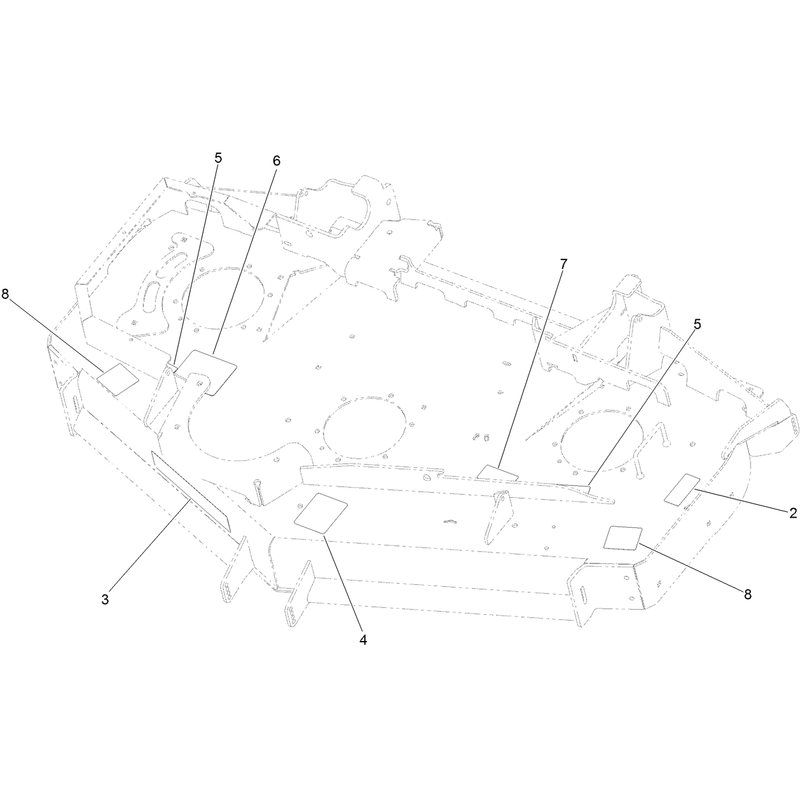 Deck Decal Assembly No 140-0965