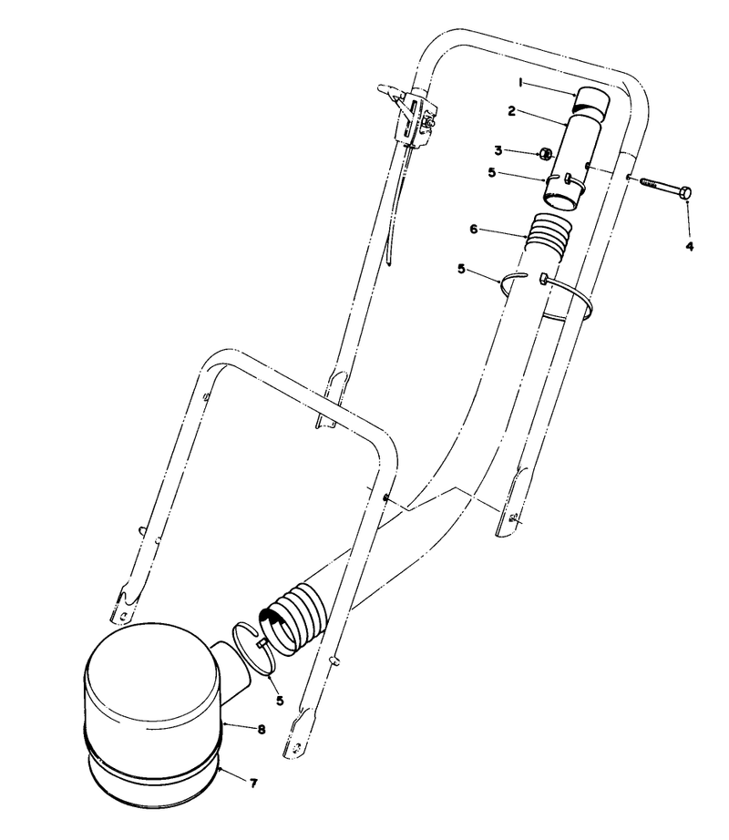 Remote Air Cleaner Kit No 43 6940 optional