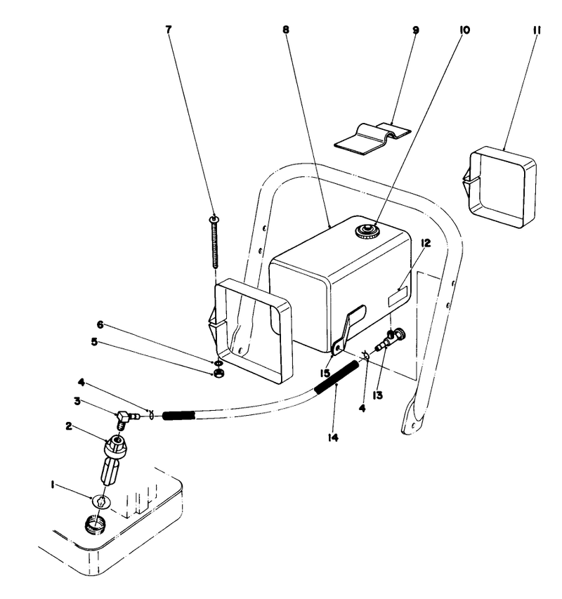 Remote Fuel Tank Kit No 39 6880 optional
