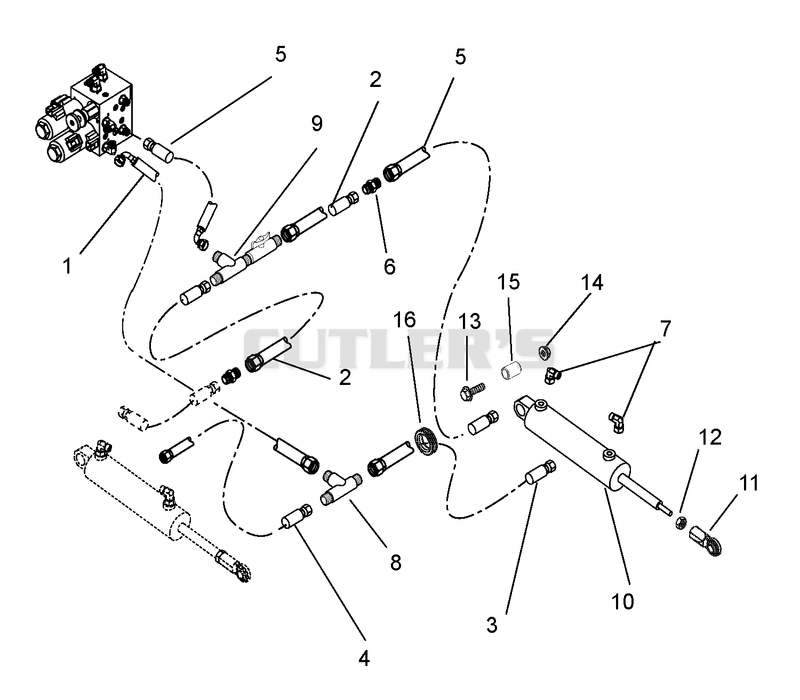 Lift Cylinder And Fittings