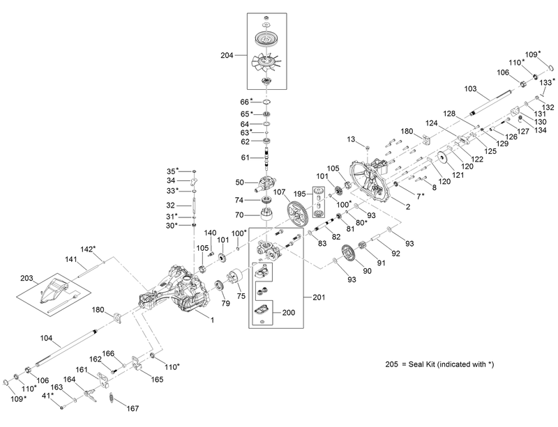 Transmission Assembly No 121 1908
