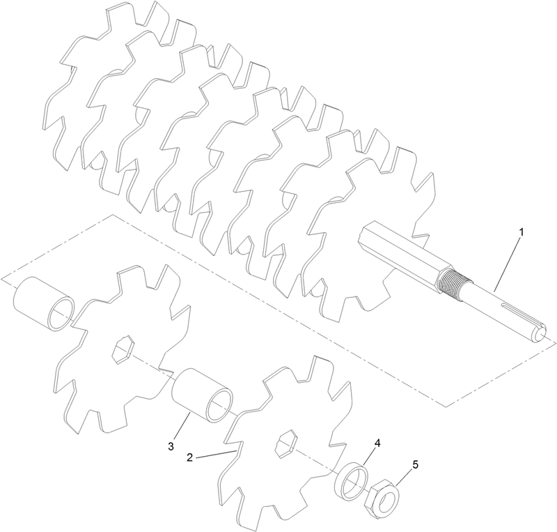 Shaft Assembly No 126 0034