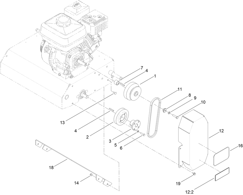 Clutch Baffle and Belt Guard Assembly