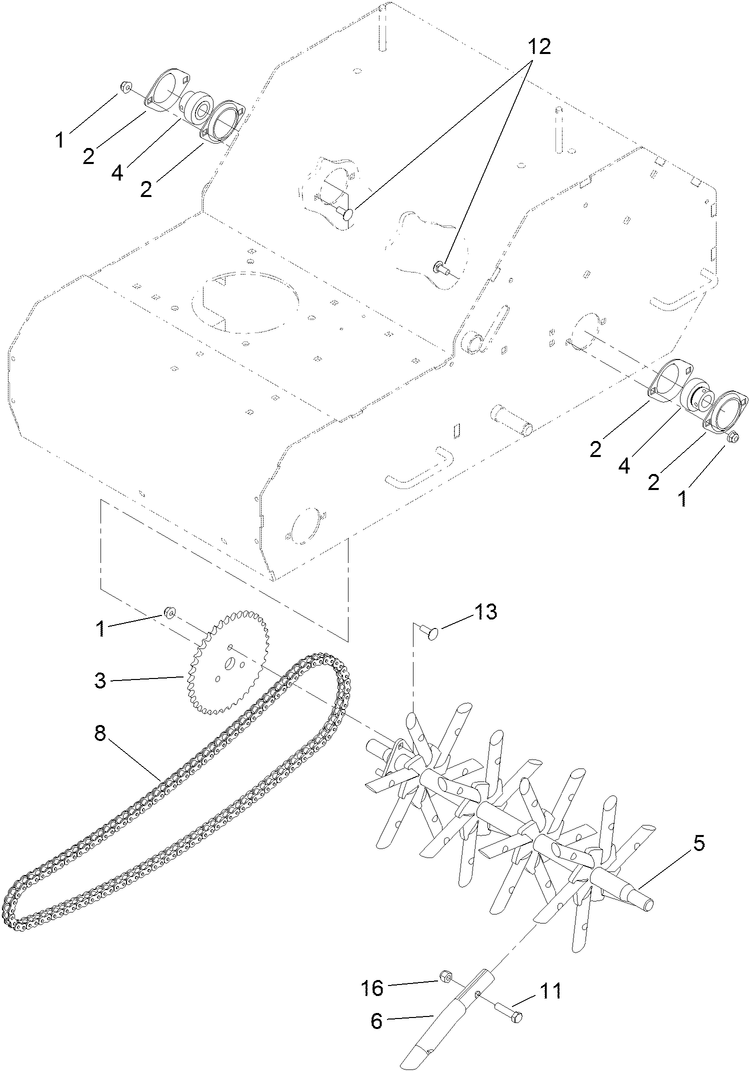 Tine Wheel Assembly