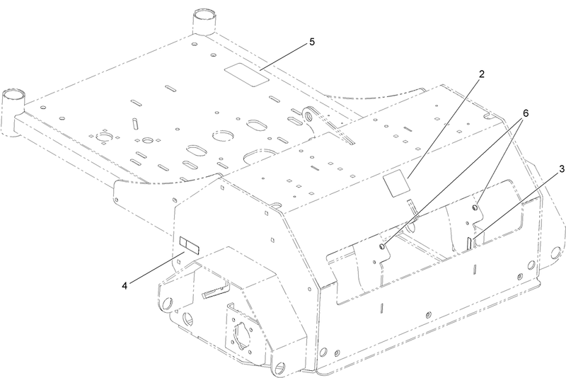 Main Frame Decal Assembly No 116 7298