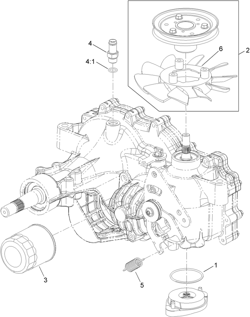 RH Transaxle Assembly No 116 6614