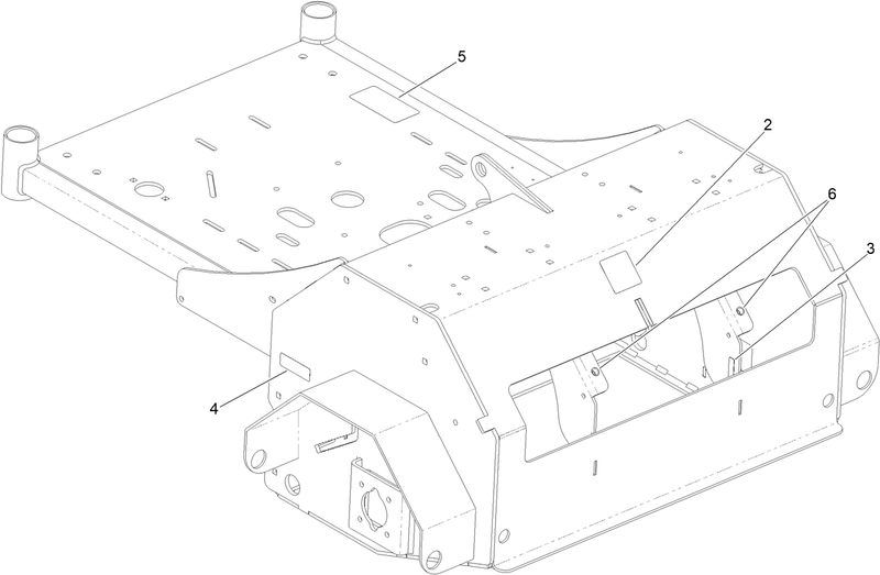 Main Frame Decal Assembly No 116 8138