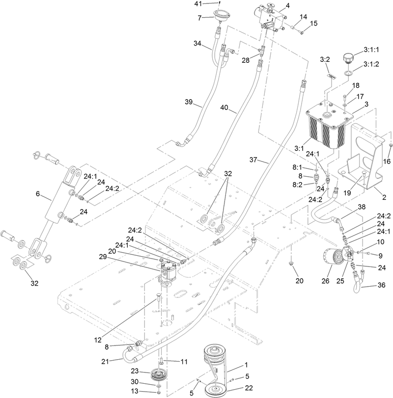 Auxiliary Hydraulic Assembly