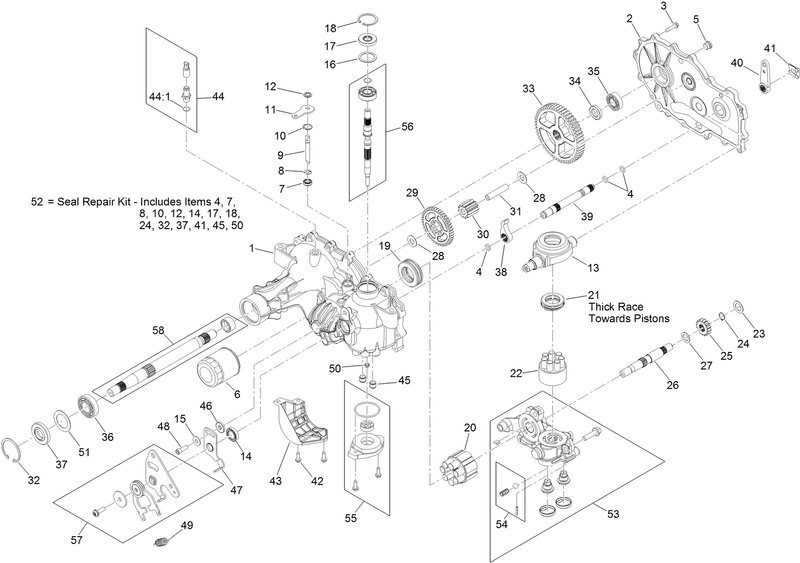 RH Transaxle Assembly No 116 9712