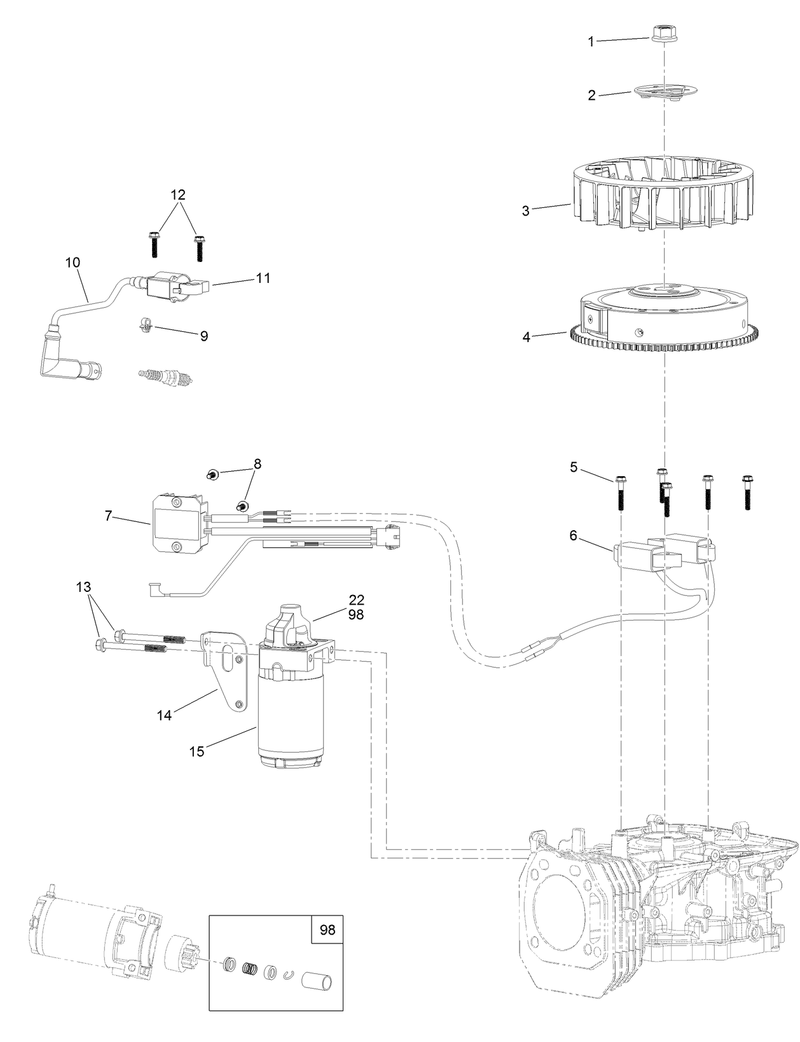 Ignition and Electrical Assembly
