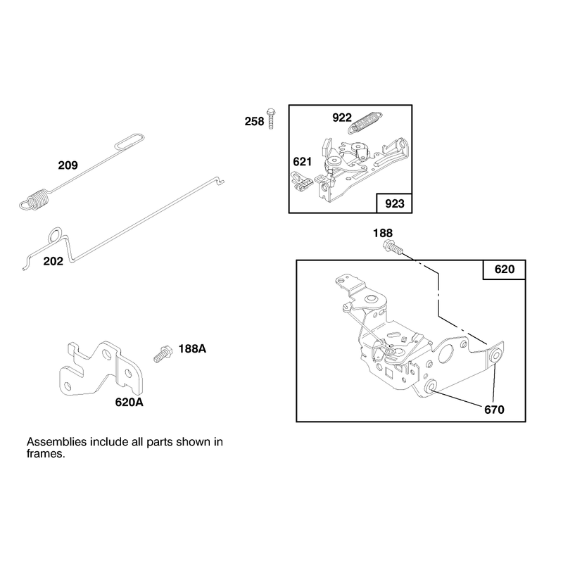 Engine Briggs and Stratton Model 12h802-0658-01