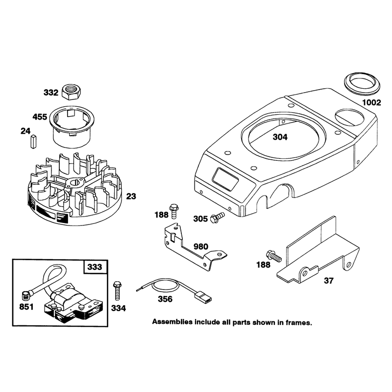 Engine Briggs and Stratton Model 97772-0112-01