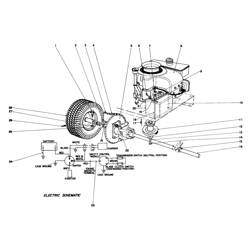 Engine And Differential Assembly
