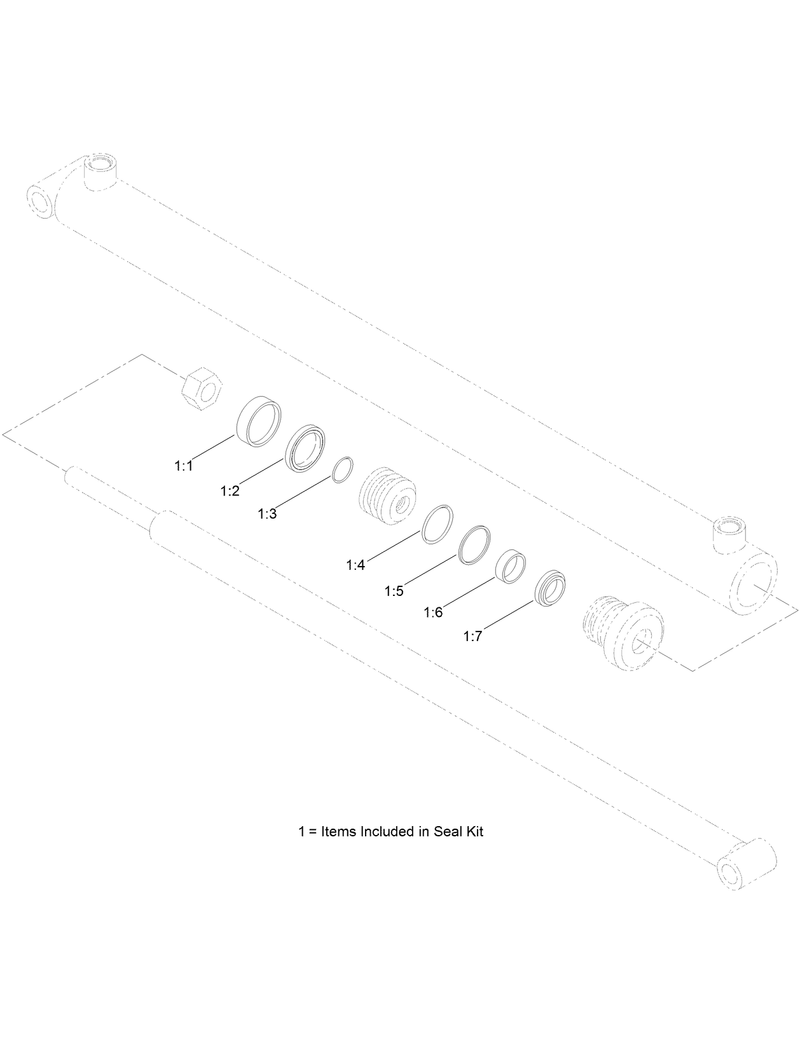 Hydraulic Cylinder Assembly No AU8HC20030