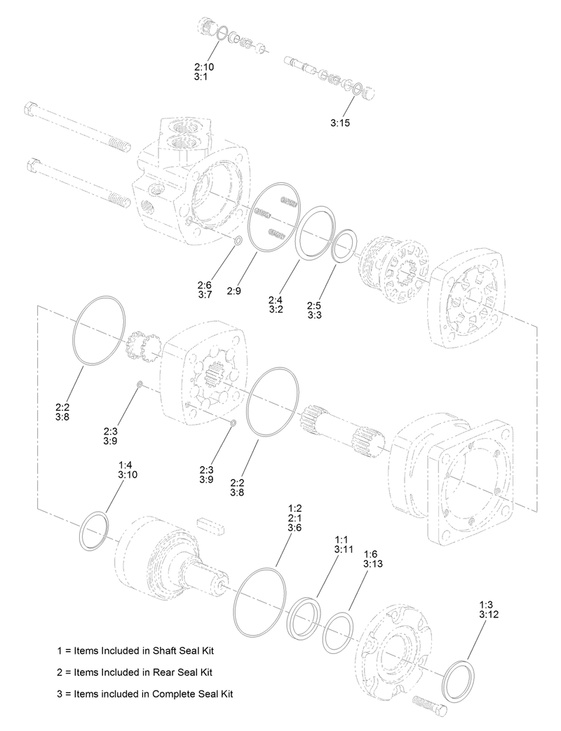 Hydraulic Motor Assembly No AU8HM24051