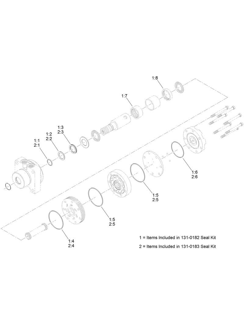 Hydraulic Motor Assembly No AU8HM24055