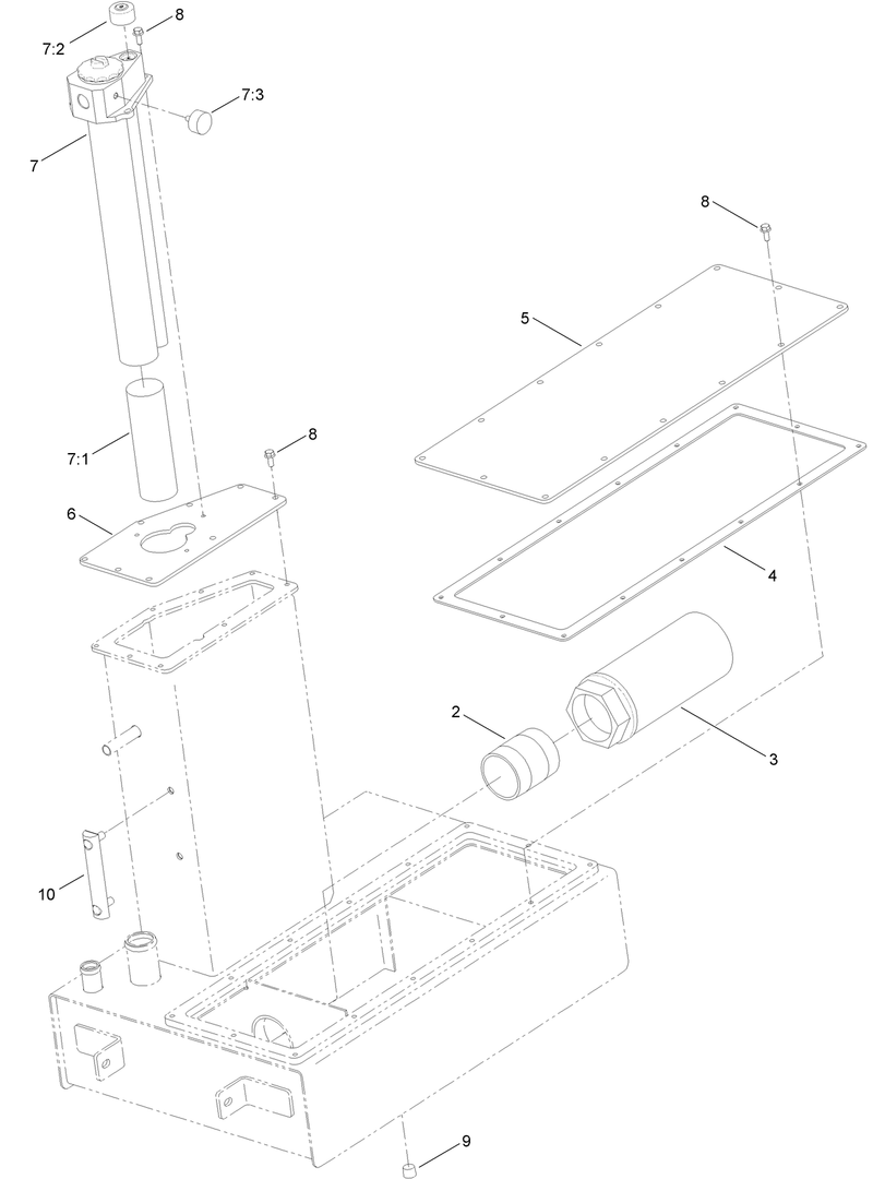 Hydraulic Tank Assembly No 125 4511